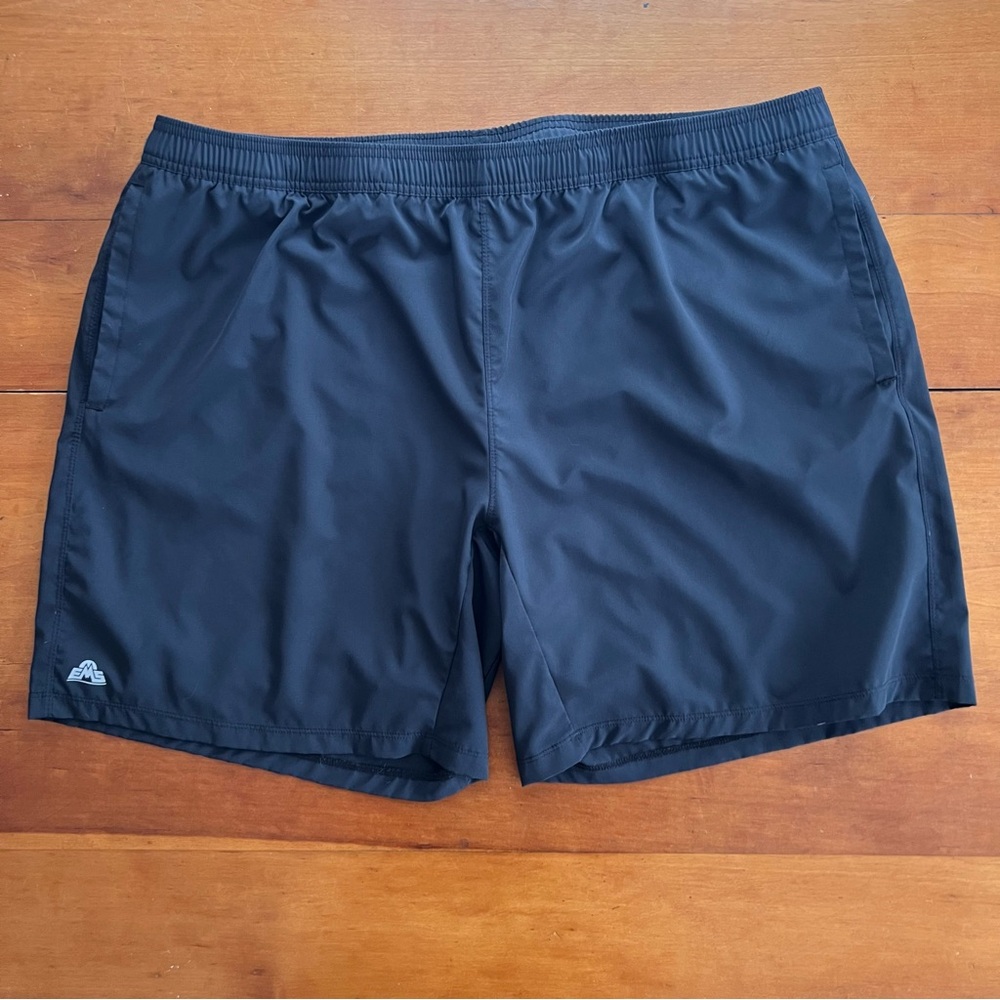EMS Training Running Shorts Brief Lining Lightweight Drawstring Black XXL